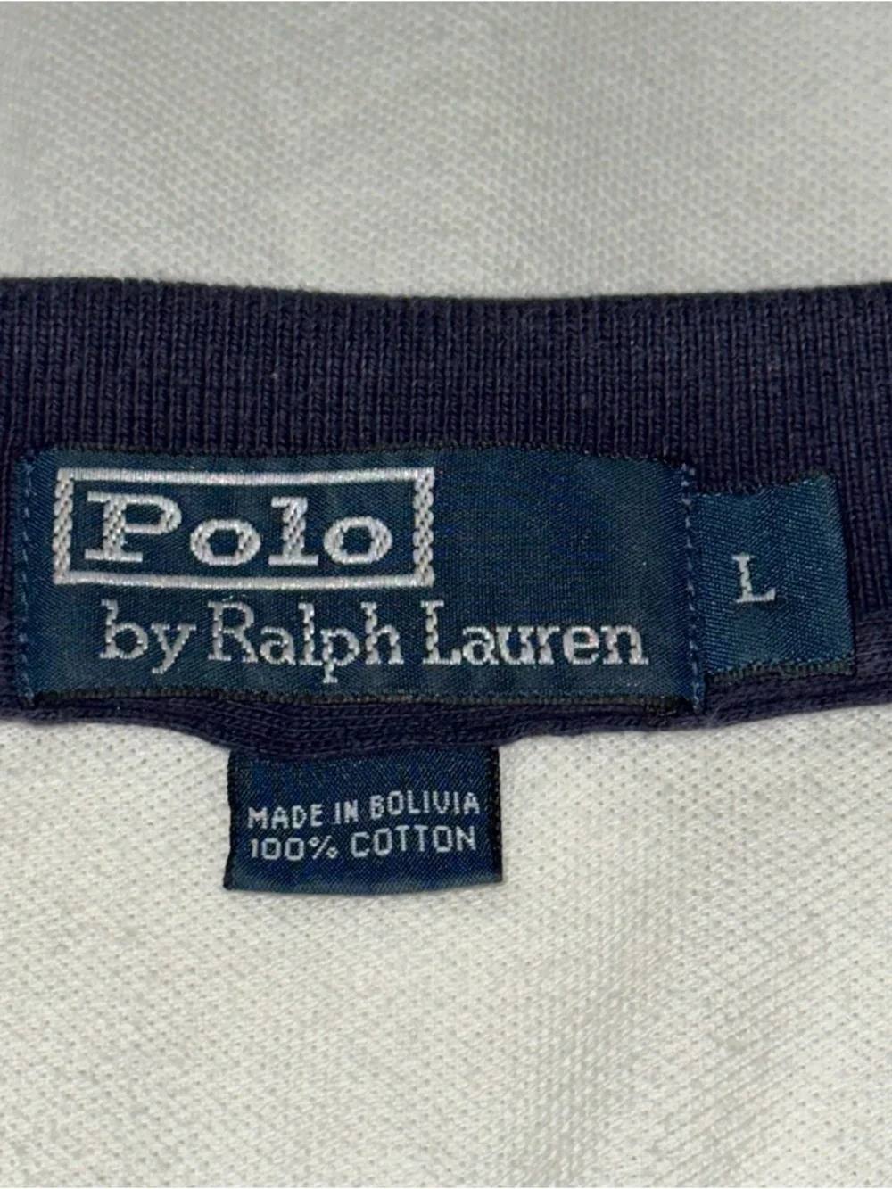 Polo Ralph Lauren Men’s Size L White Big Pony US Open 2005 Tennis Polo Shirt